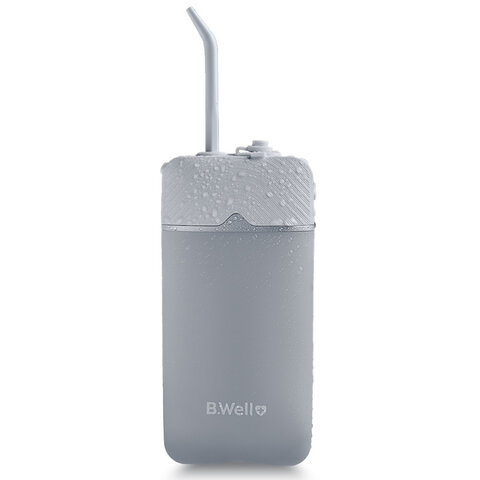 Ирригатор для полости рта (НДС 10%) B.WELL PRO-913, портативный, емкость резервуара 0,15 л, 1 насадка, бело-серый