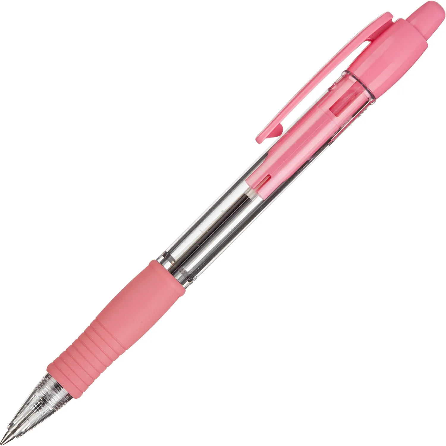 Ручка шариковая автомат. BPGP-10R-F P SUPER GRIP син,масл,манж,роз.к, 1023158К