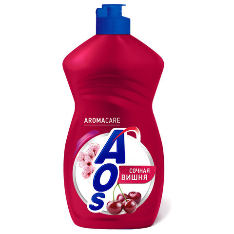 Средство для мытья посуды 450мл AOS "Сочная вишня", ш/к 15245, 1751-3