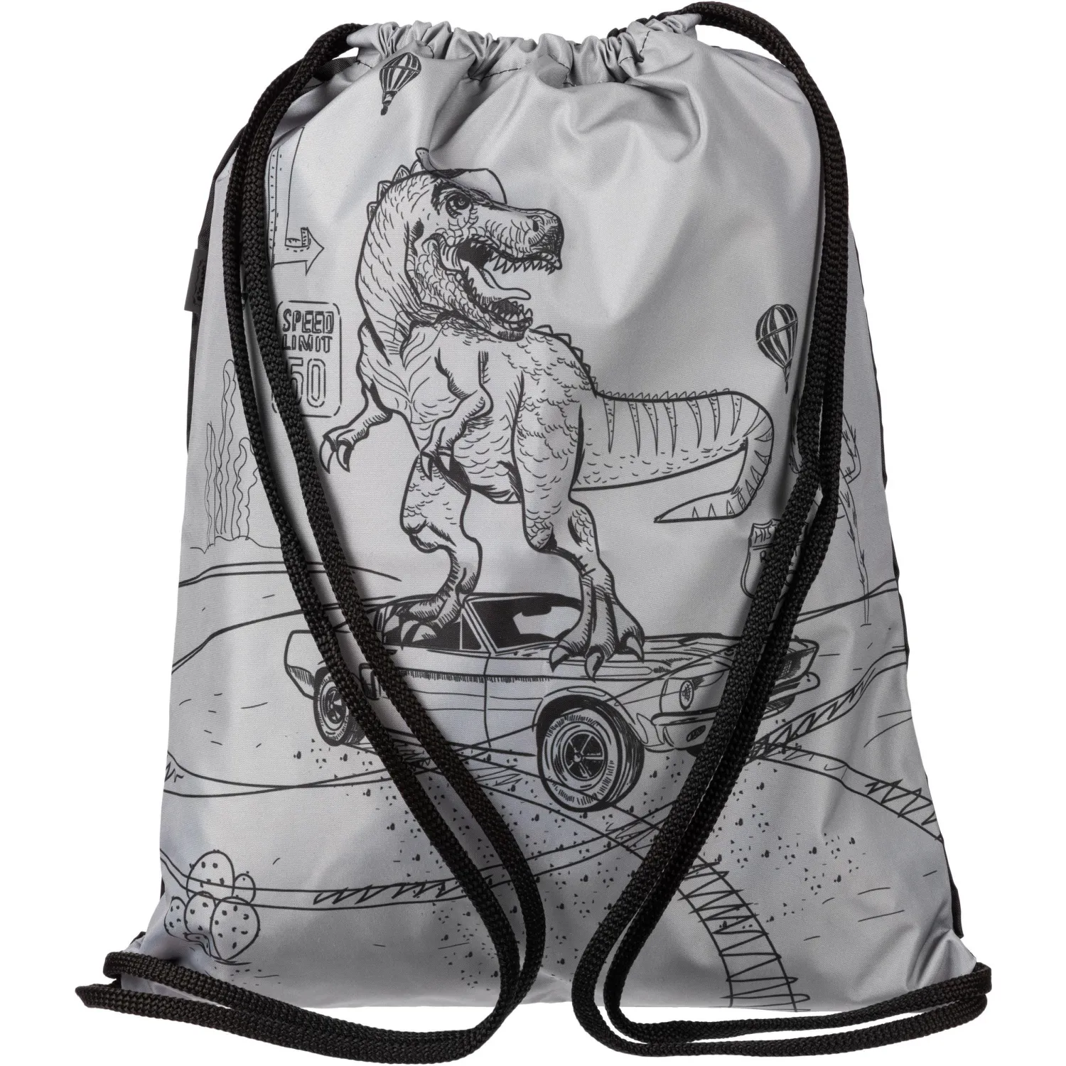 Мешок для обуви Комус Класс Динозавр Boss, 1 отделение, 360х470 мм, МО-26-1