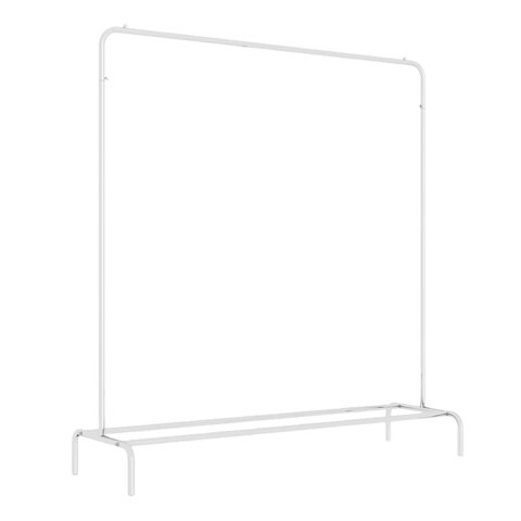 Вешалка для плечиков BOOMHOUSE GR-001 (в1500*ш1100*г400мм), металл, белая, 701435