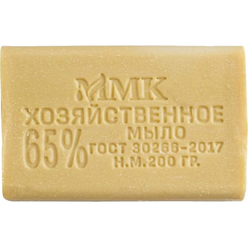 Мыло хозяйственное 65%, 200 гр без обертки_НПЧ