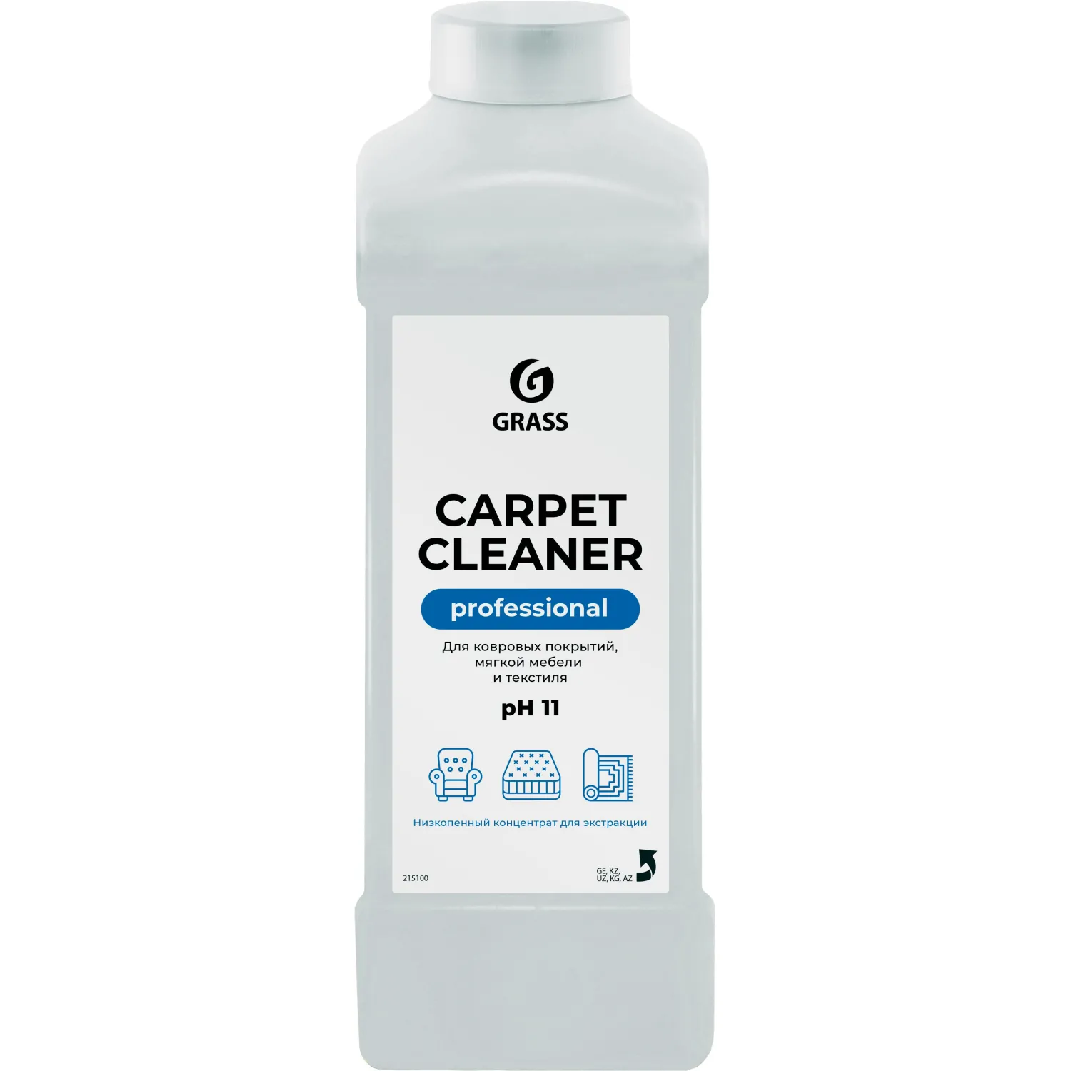 Профхим ковры д/экстрак чистки-пятновывед, щел Grass/Carpet Cleaner,1л