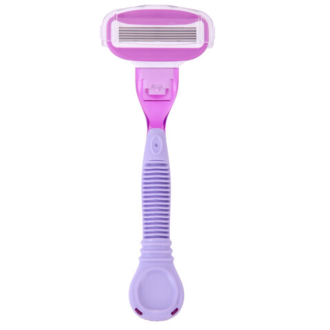 Бритвенный станок многоразовый женский, 5 лезвий, 12 кассет, плавающая головка, X-ONE, 700021