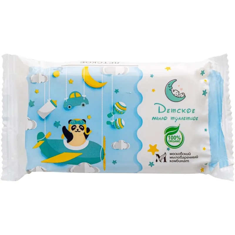 Мыло туалетное Детское  в цветной обертке флоупак, 100 гр Детское_НОП