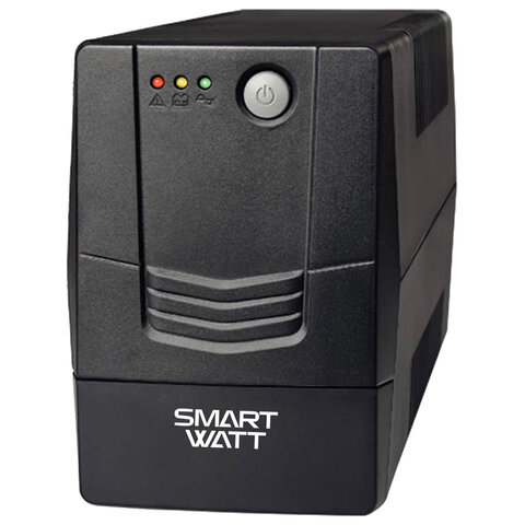 Источник бесперебойного питания SMARTWATT UPS UNI 850E, 850 ВА (510 Вт), 2 розетки, 3703020390008