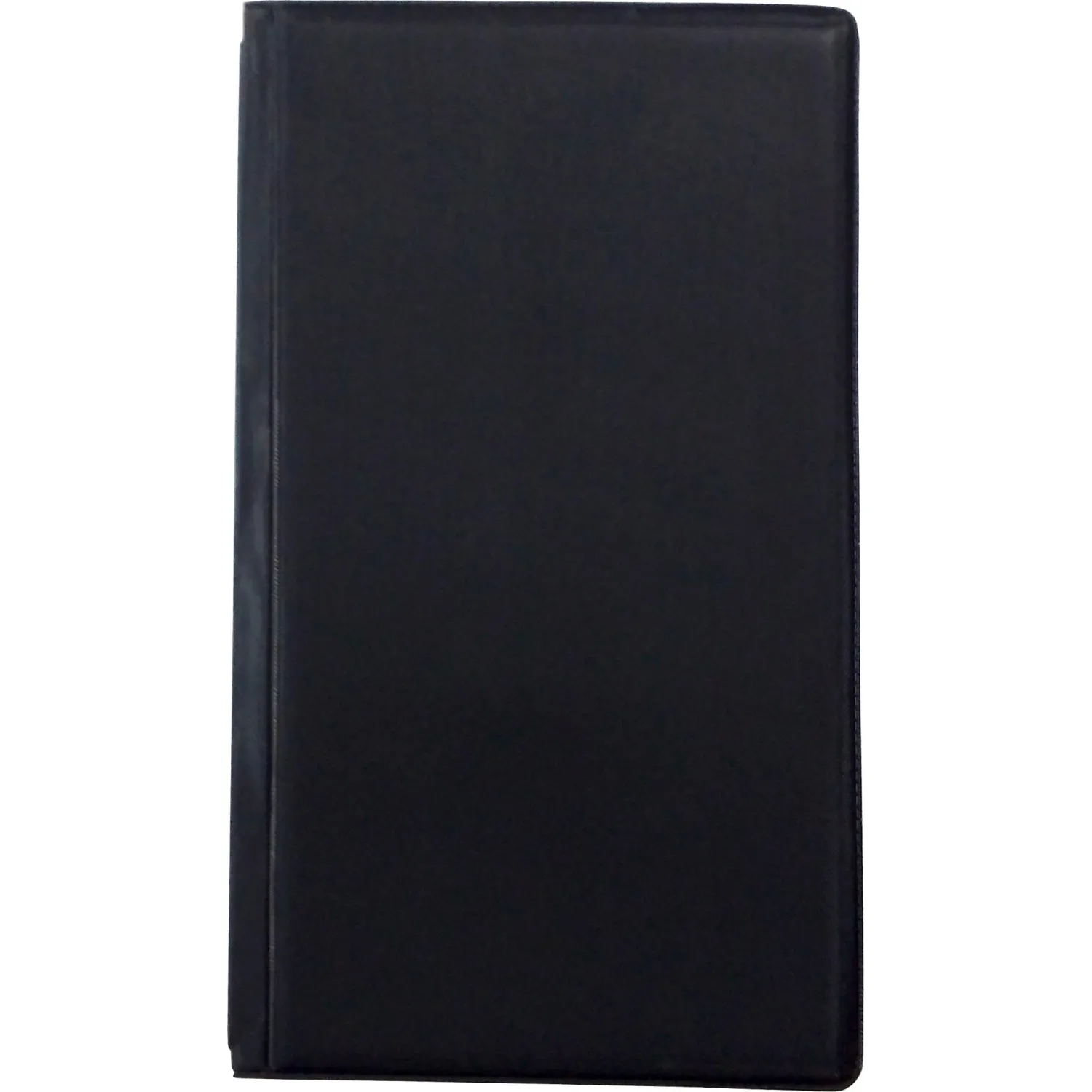 Визитница настольная на 120 визиток трехсекцион.AttacheEconomy,ПВХ,черный