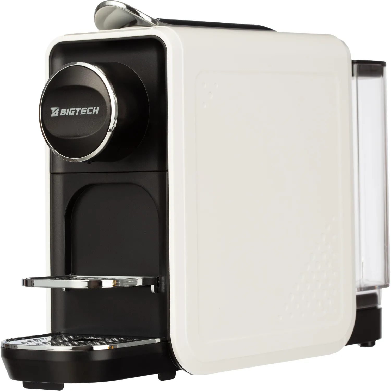 Кофемашина капсульная BigTech EСM302W, 0,7литра, 1400 Вт, белая