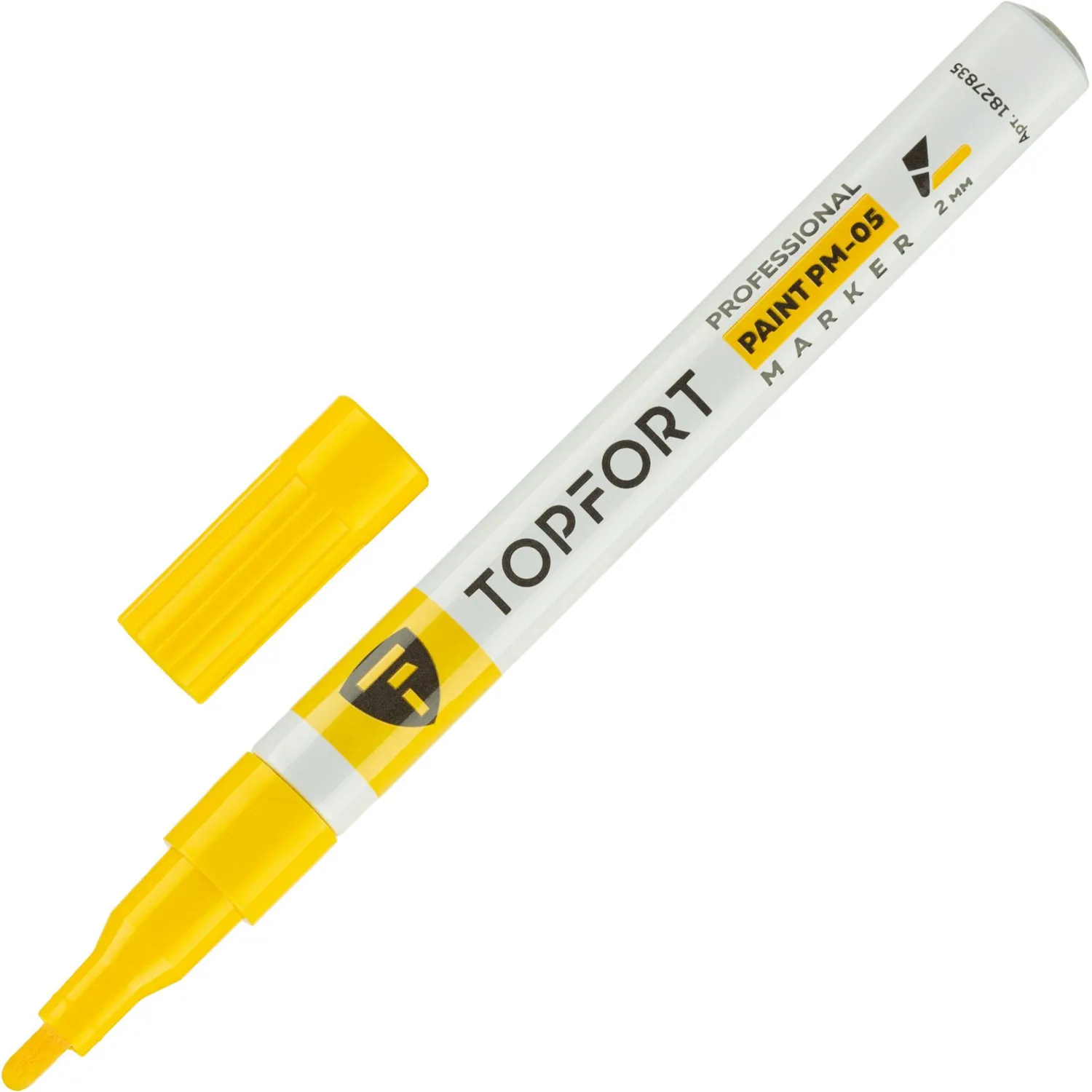 Маркер лаковый Topfort Paint 2 мм желтый, 1827835К