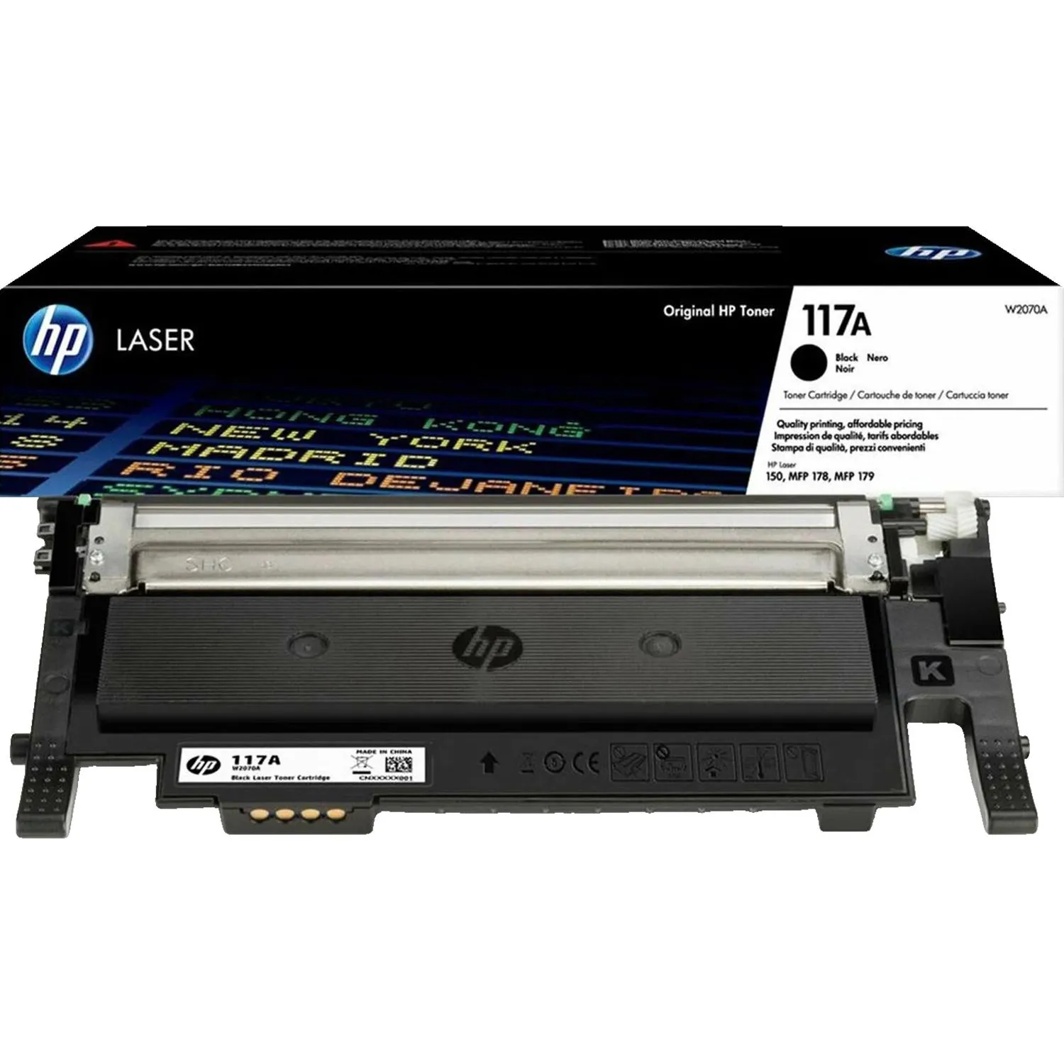 Тонер-картридж HP 117A W2070A чер. для 150/MFP 178/179