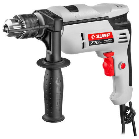 Дрель ударная 710 Вт, 13 мм, ЗУБР Мастер ДУ-710 ЭРМ2