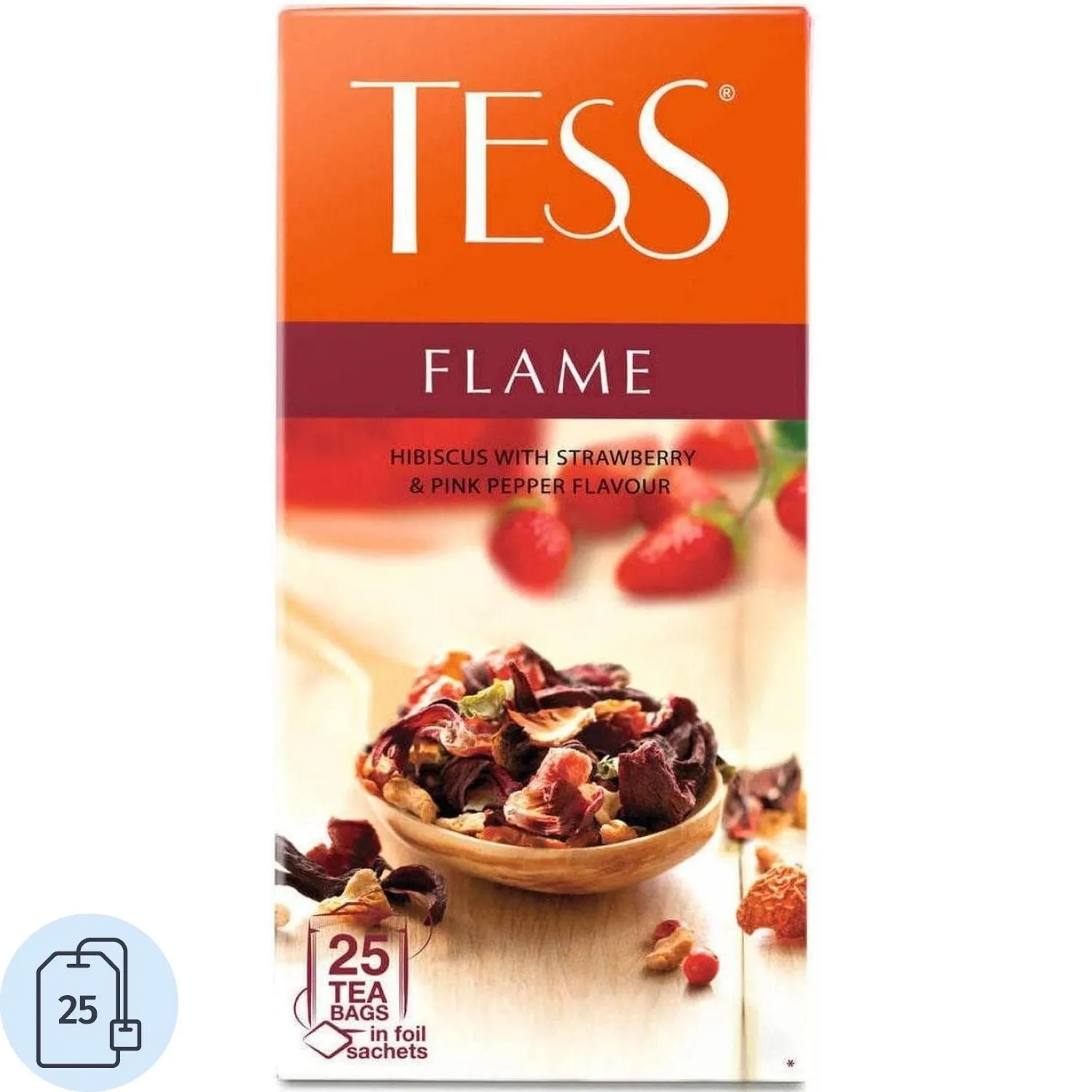Чай TESS FLAME фруктовы 25пак, 493168К