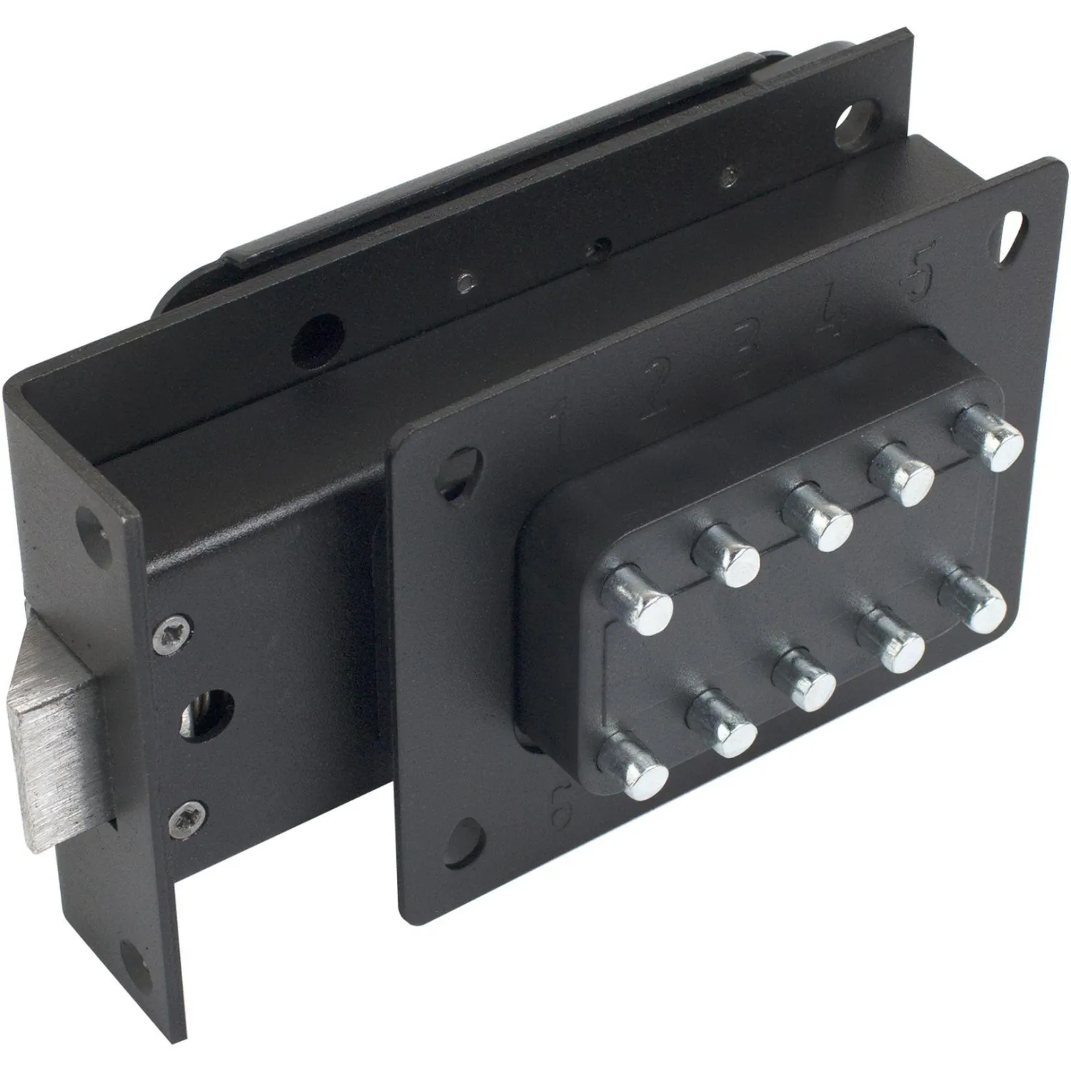 Замок накладной кодовый_УЗК С-Пб Ригель (180мм) сталь