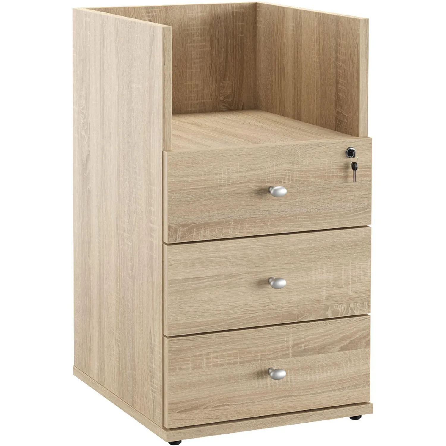 Тумба приставная Easy One LT 22/16 400 дуб сонома 3 ящ