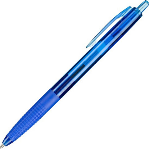Ручка шариковая автоматическая с грипом PILOT Super Grip G, СИНЯЯ, 0,7 мм, линия 0,21 мм, BPGG-8R-F, BPGG-8R-F L