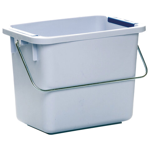 Ведро 6л, VILEDA "Цветовое кодирование" 28х17,5х21,5см, для тележек, 120943