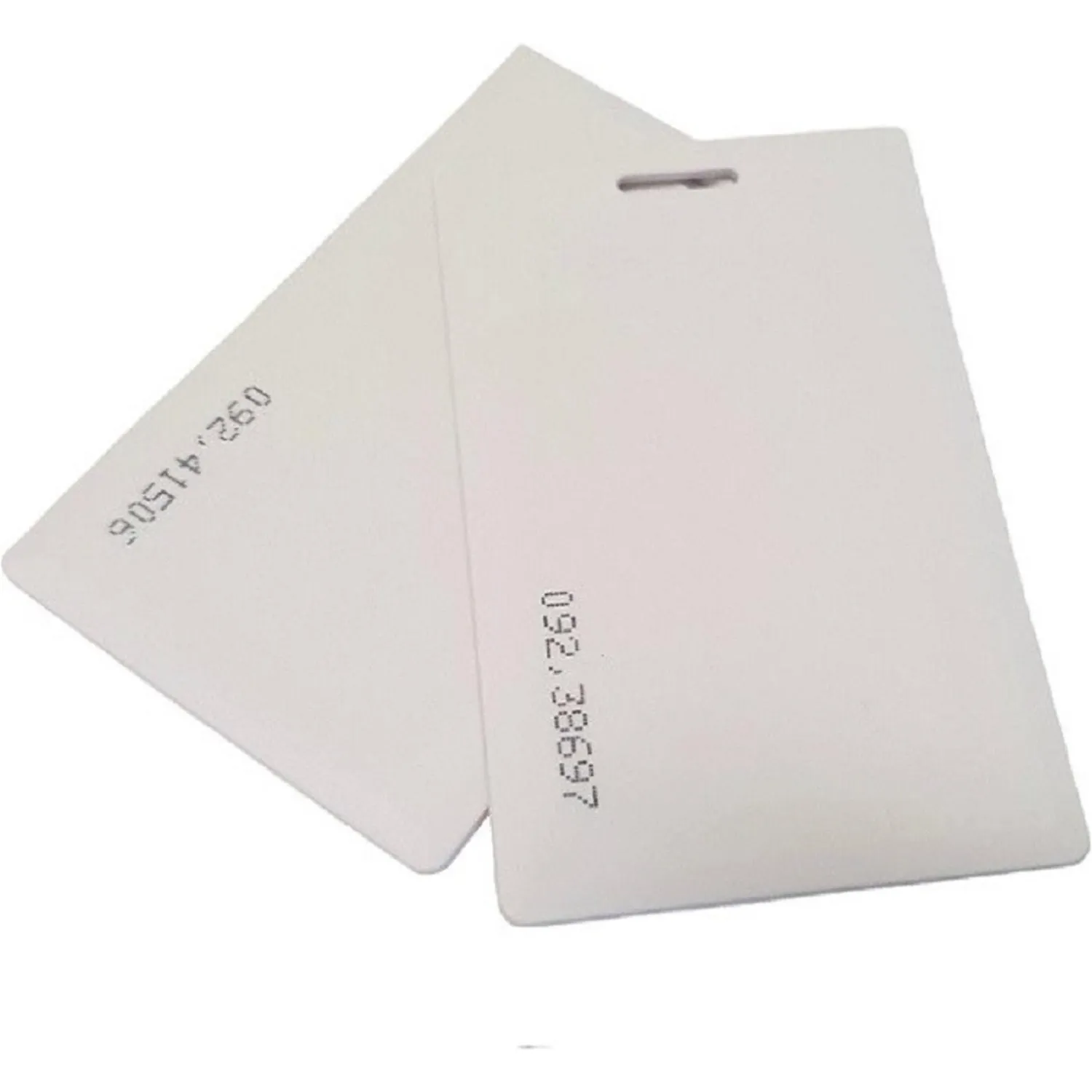 Карта бесконтактная EM-Marine толстая, с прорезью, с номером (уп.100шт)