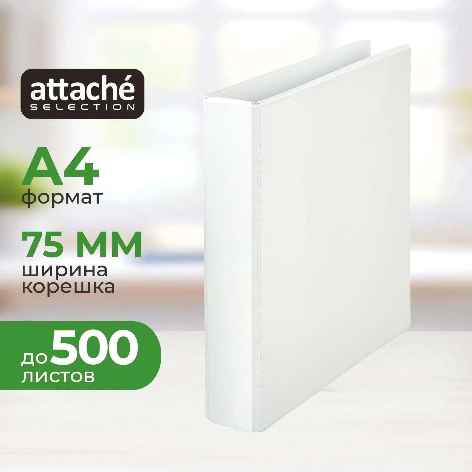 Папка на 4-х кольцах Панорама 75мм Россия, 58024К
